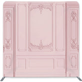 Lofaris Simple Pink Theme Double-Sided Backdrop for Birthday